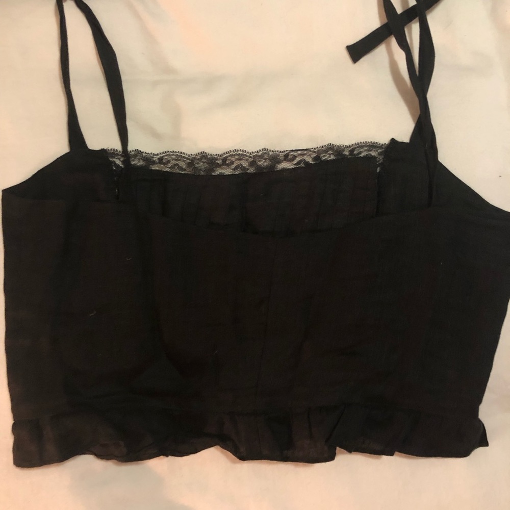 ❌SOLD❌ Reformation Lunes Top (Black) - Picture 4 of 4